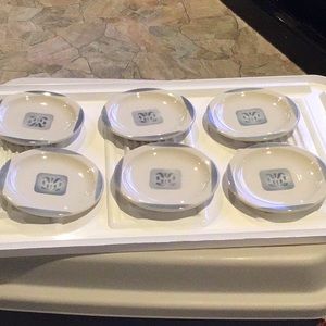 Syracuse China Cadet Vintage Restaurant Style Round Dessert Plates Set of 6